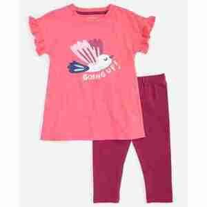 Epic Threads Going up Graphic Tunic Top & Solid Leggings, 2 Piece